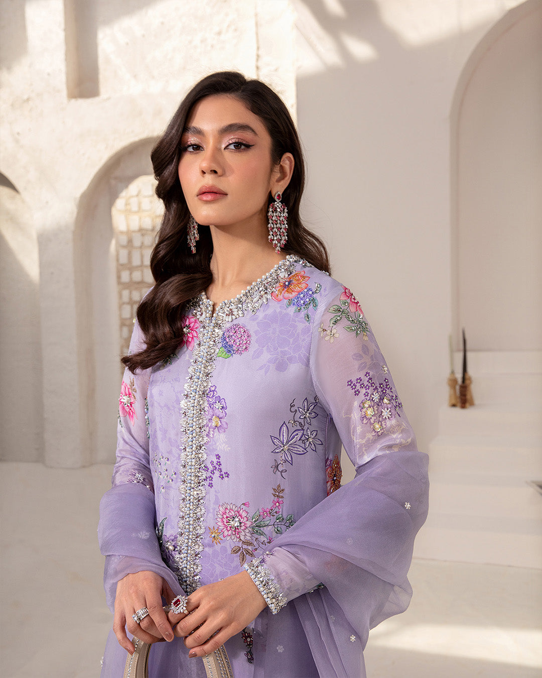 Faiza Saqlain | Lenora Luxury Pret | Aria - Rang-e-Khaas