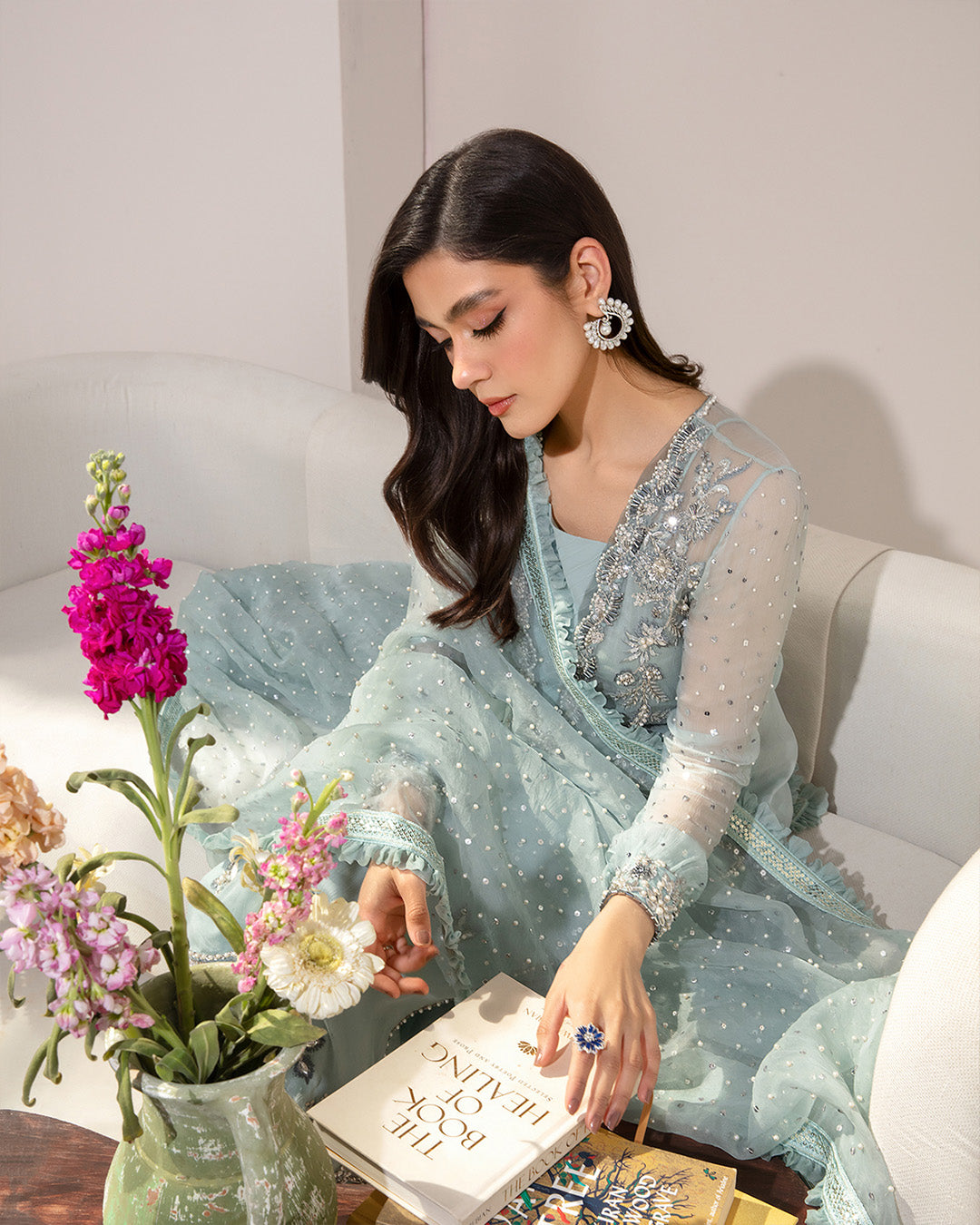 Faiza Saqlain | Lenora Luxury Pret | Arleena - Rang-e-Khaas