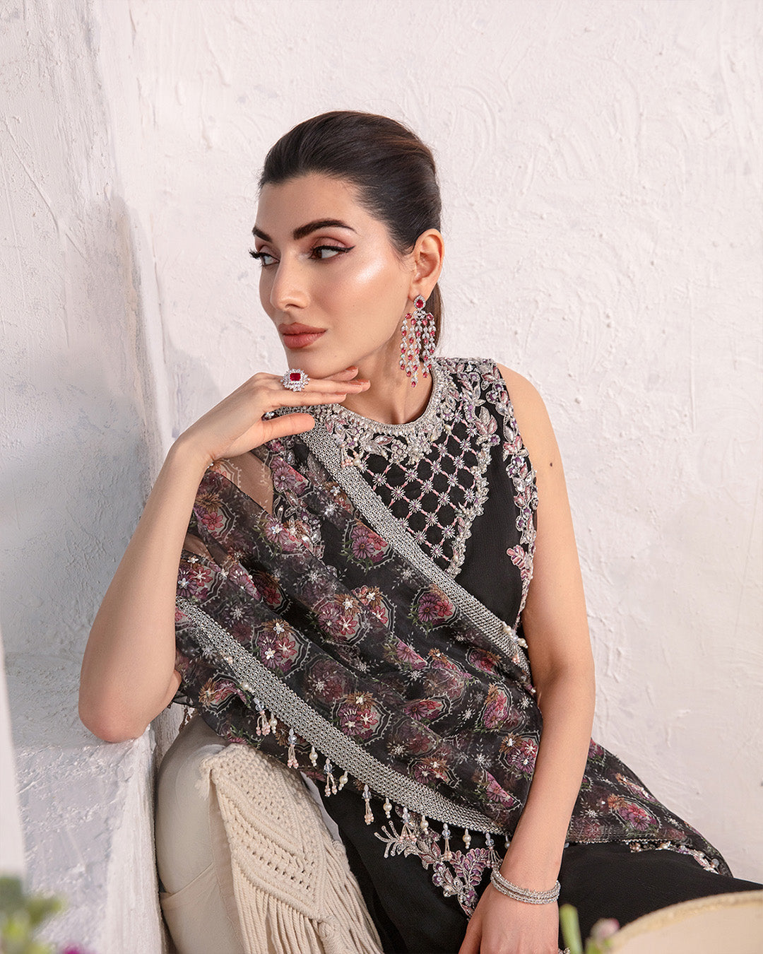 Faiza Saqlain | Lenora Luxury Pret | Cherine - Rang-e-Khaas