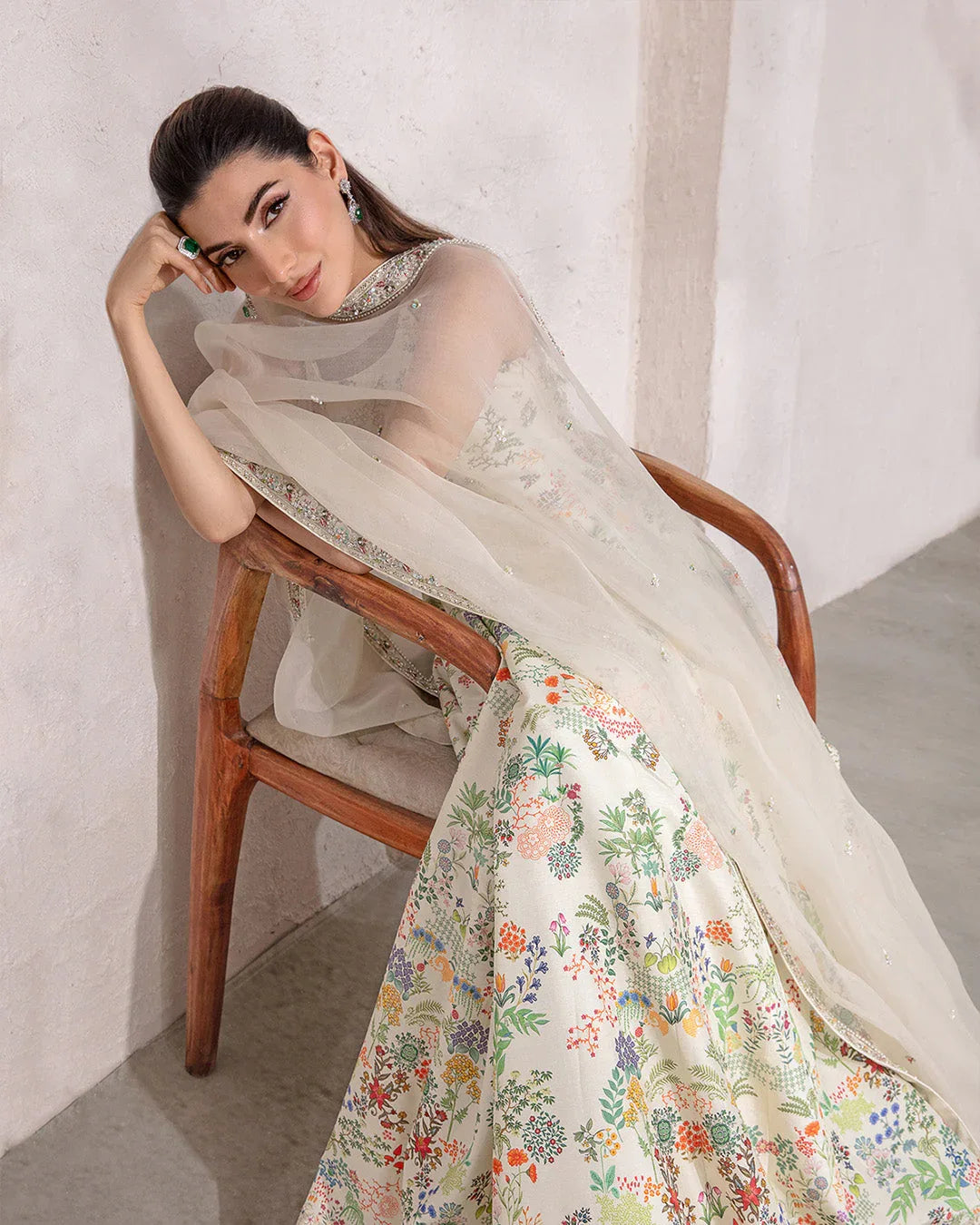 Faiza Saqlain | Lenora Luxury Pret | Floretta - Rang-e-Khaas