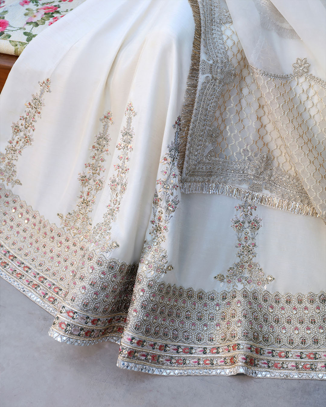 Faiza Saqlain | Mehermah Luxe Formals | Ailia - Rang-e-Khaas