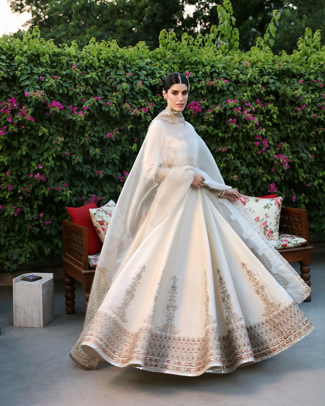 Faiza Saqlain | Mehermah Luxe Formals | Ailia - Rang-e-Khaas