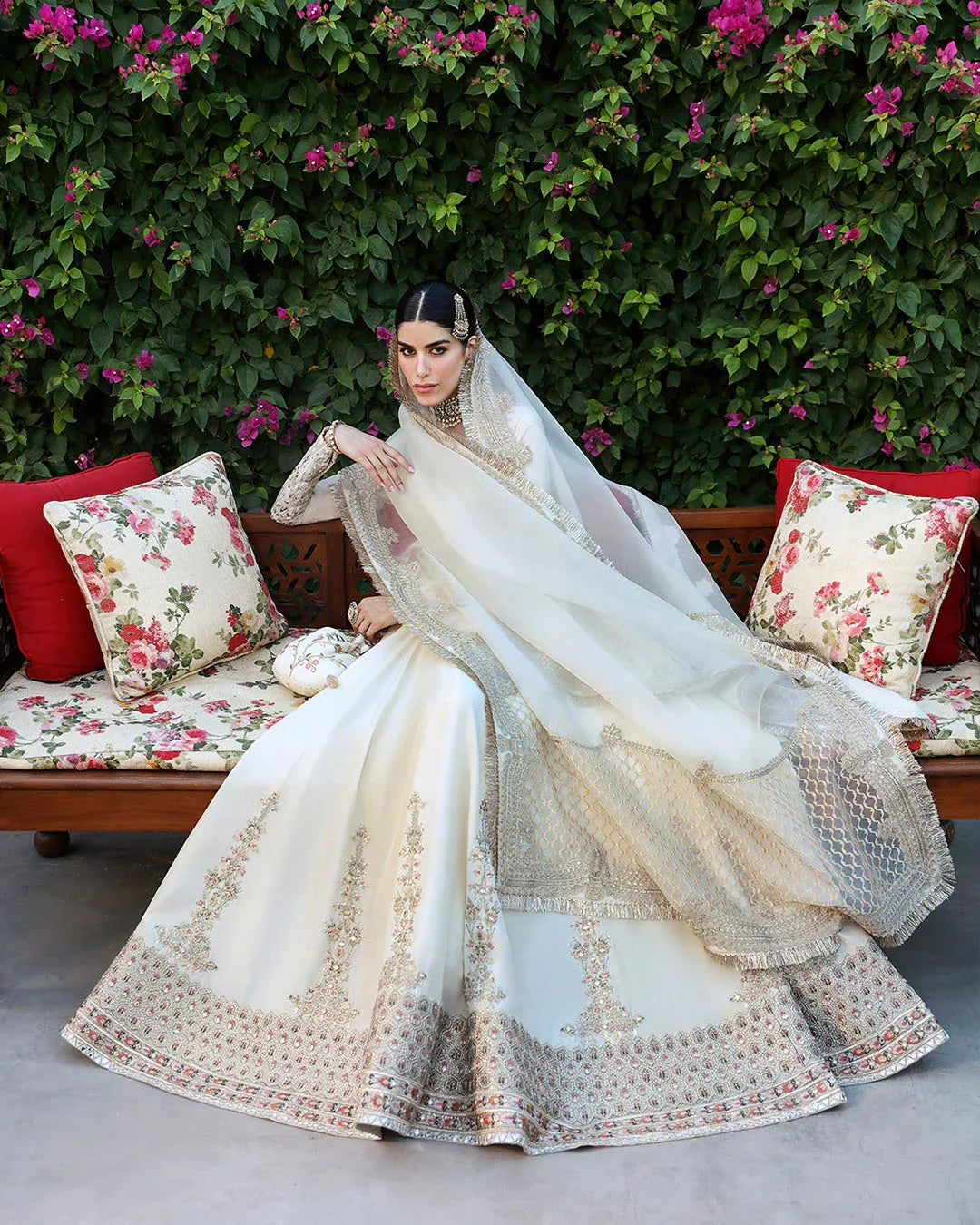 Faiza Saqlain | Mehermah Luxe Formals | Ailia - Rang-e-Khaas