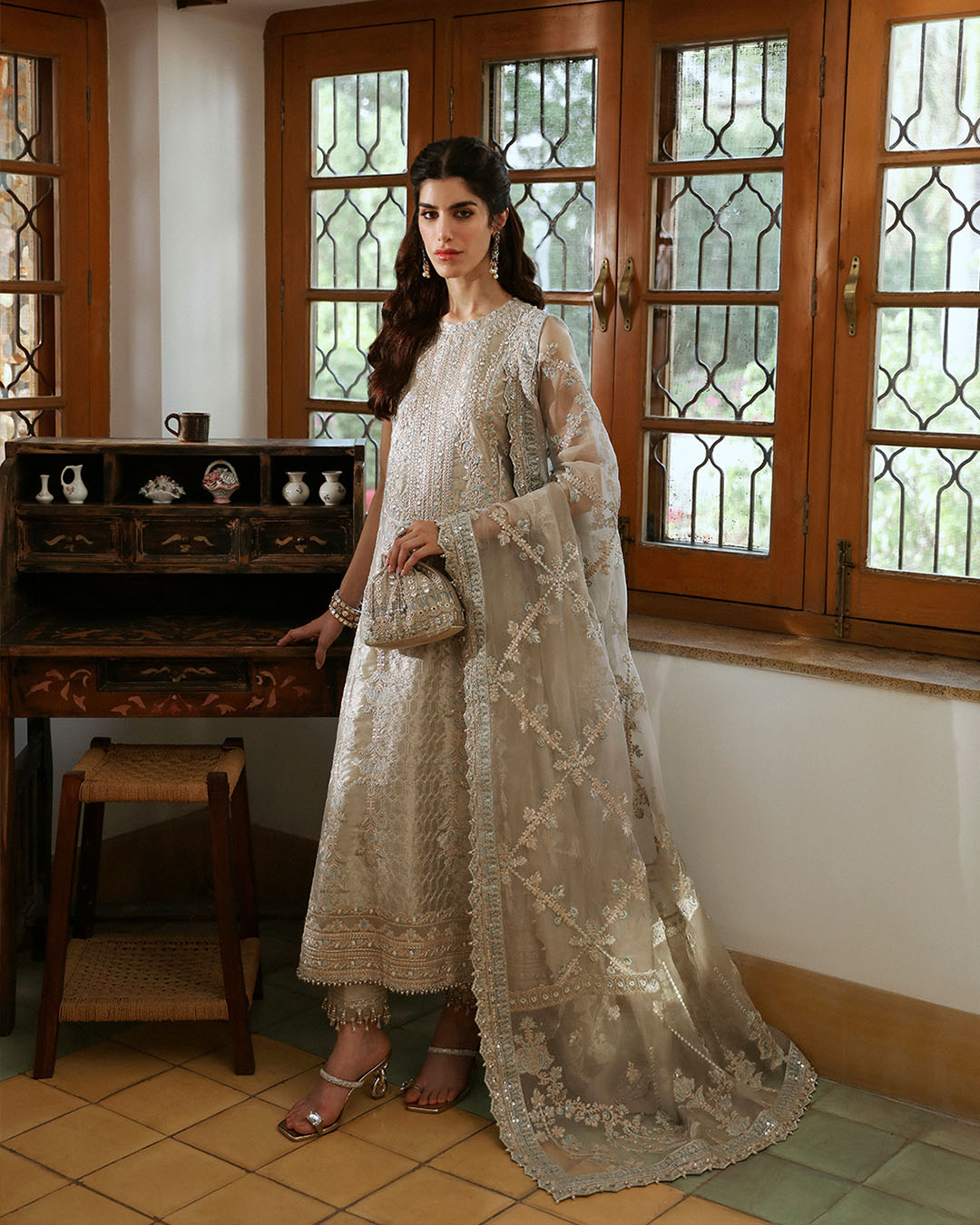 Faiza Saqlain | Mehermah Luxe Formals | Damaris - Rang-e-Khaas