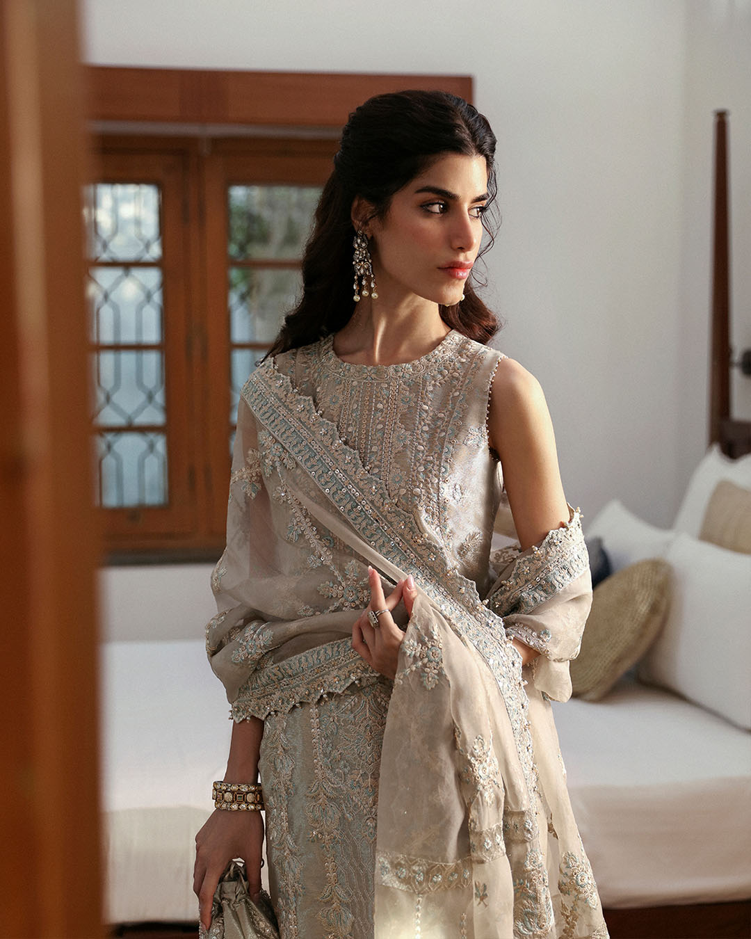 Faiza Saqlain | Mehermah Luxe Formals | Damaris - Rang-e-Khaas