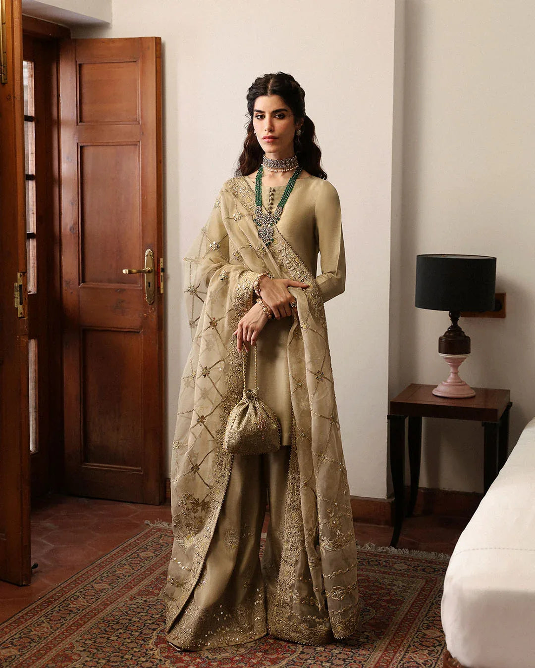 Faiza Saqlain | Mehermah Luxe Formals | Nainsi - Rang-e-Khaas