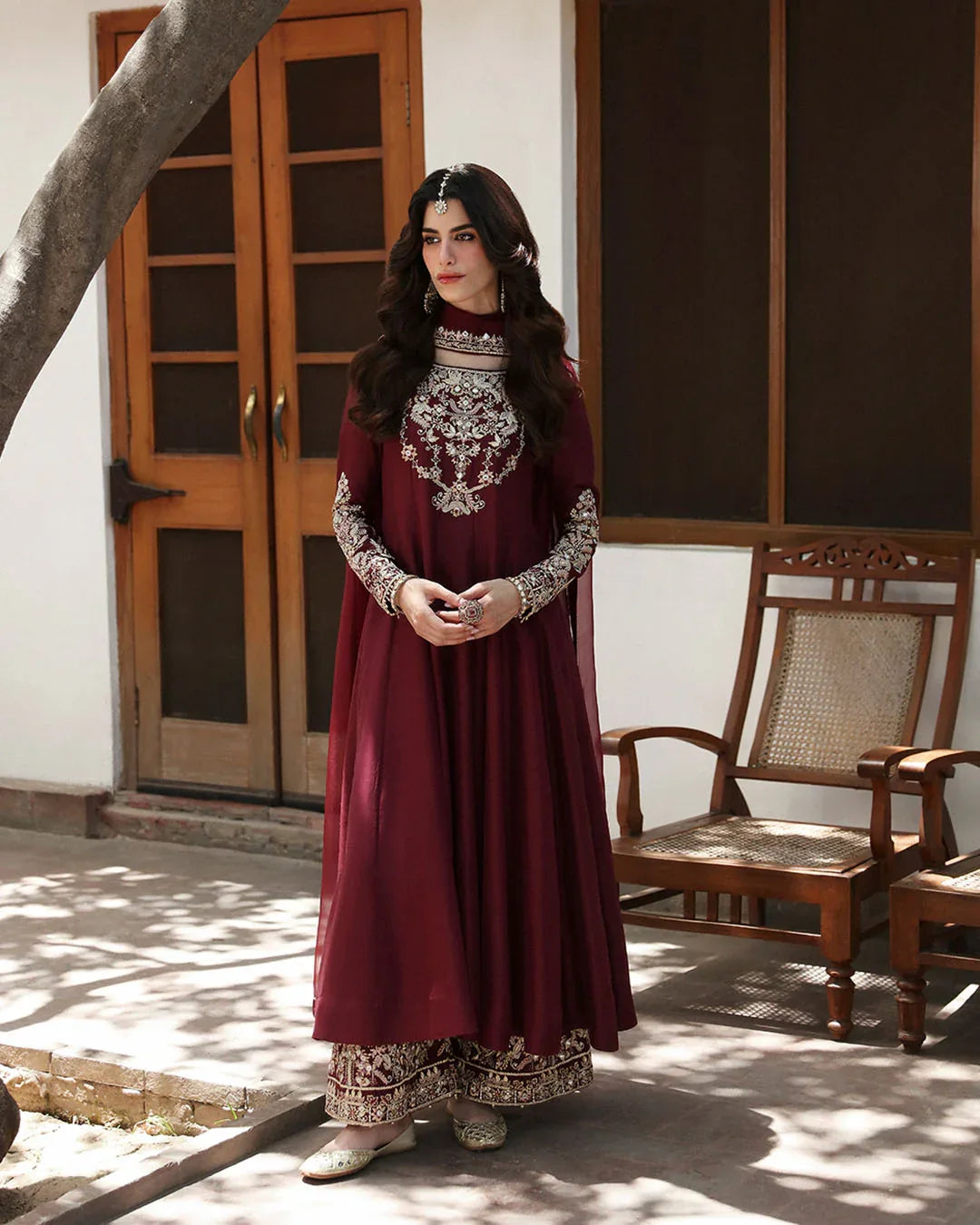 Faiza Saqlain | Mehermah Luxe Formals | Norine - Rang-e-Khaas