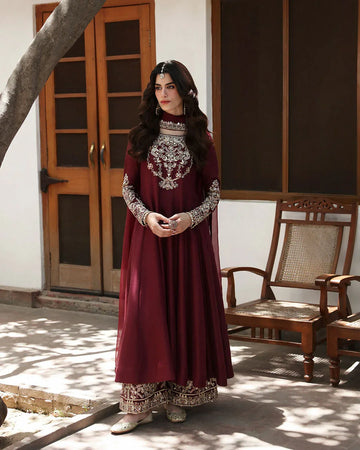 Faiza Saqlain | Mehermah Luxe Formals | Norine - Rang-e-Khaas