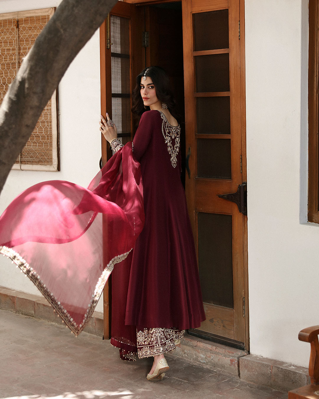 Faiza Saqlain | Mehermah Luxe Formals | Norine - Rang-e-Khaas