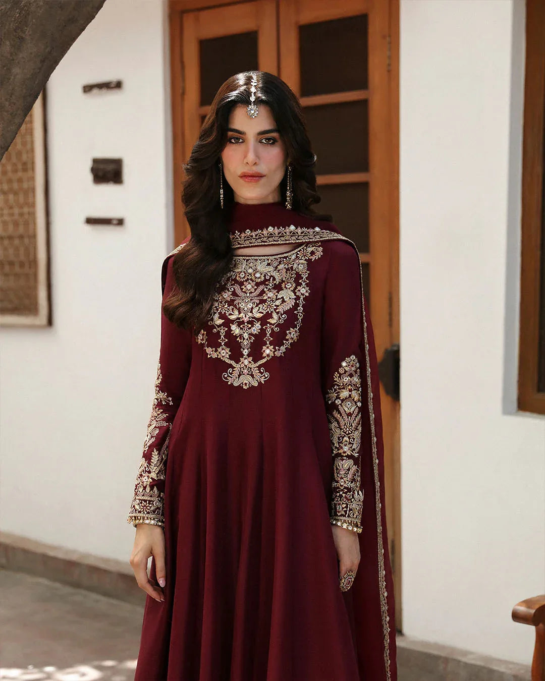 Faiza Saqlain | Mehermah Luxe Formals | Norine - Rang-e-Khaas