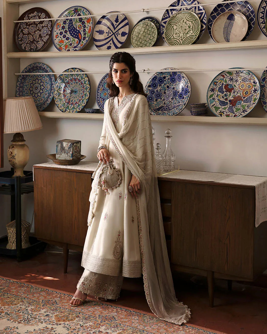 Faiza Saqlain | Mehermah Luxe Formals | Sabina - Rang-e-Khaas
