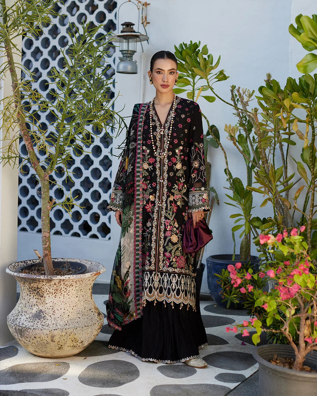 Faiza Saqlain | Merle - Lawn'24 - Rang-e-Khaas