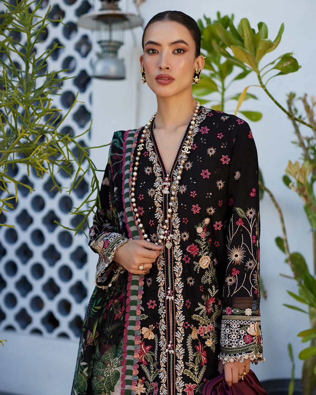 Faiza Saqlain | Merle - Lawn'24 - Rang-e-Khaas