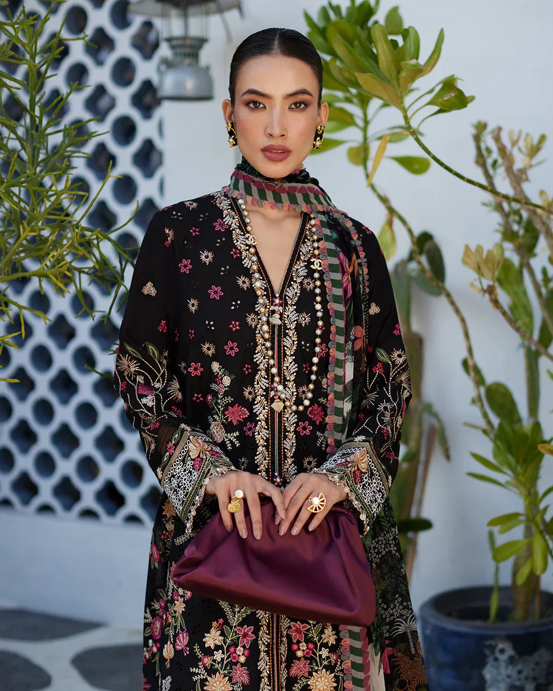 Faiza Saqlain | Merle - Lawn'24 - Rang-e-Khaas