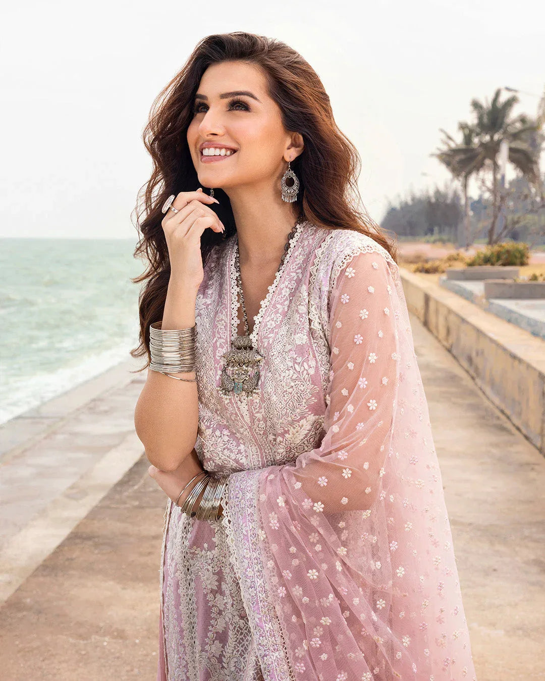 Faiza Saqlain | Zinnia Lawn 25 | Amaryllis - Rang-e-Khaas