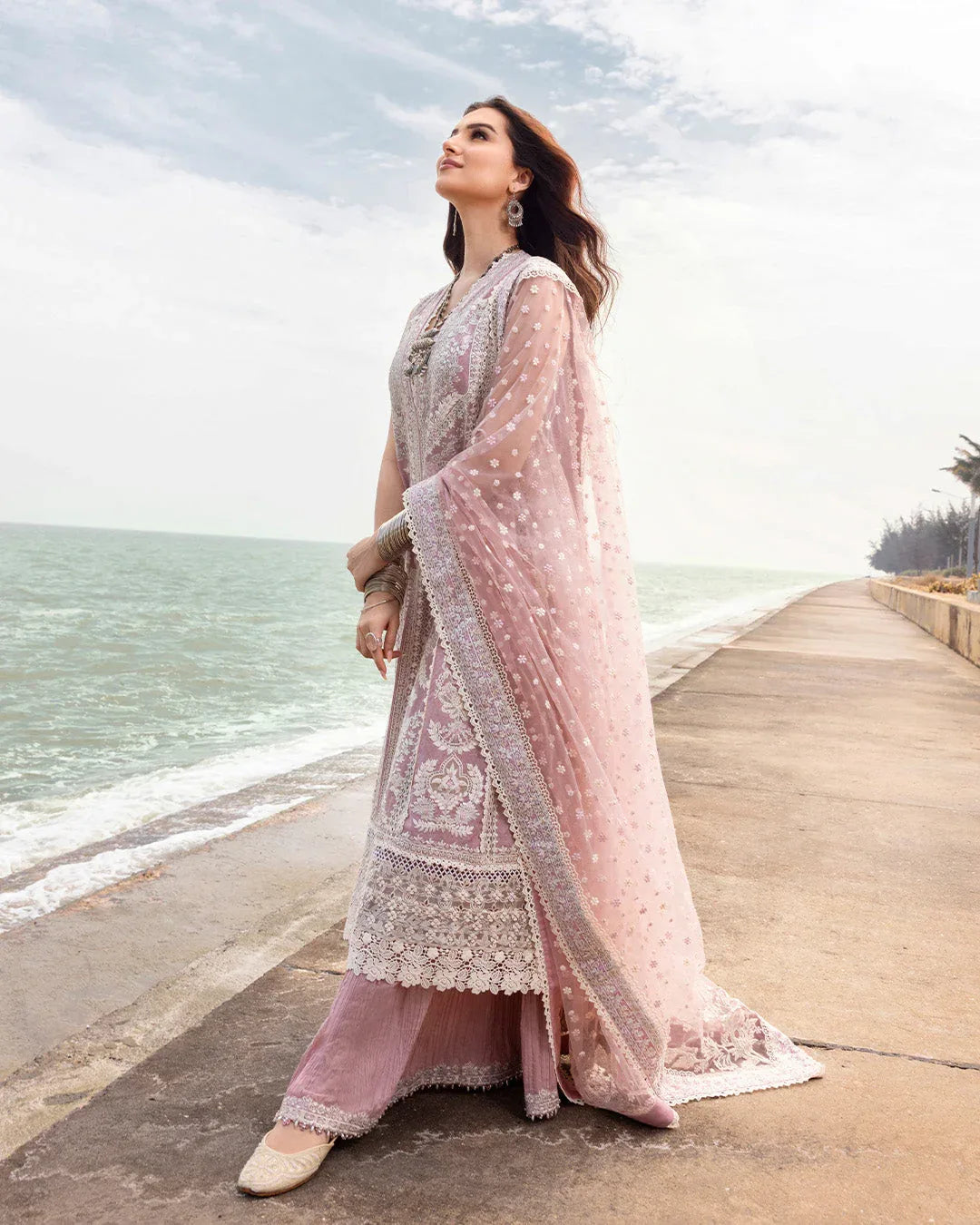 Faiza Saqlain | Zinnia Lawn 25 | Amaryllis - Rang-e-Khaas