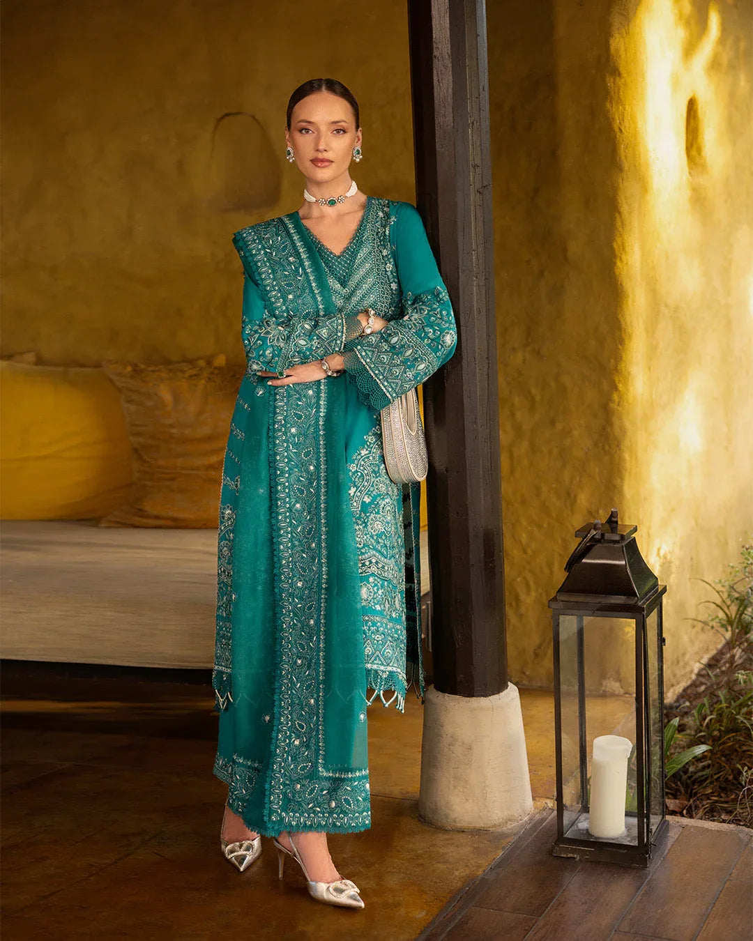Faiza Saqlain | Zinnia Lawn 25 | Calla - Rang-e-Khaas