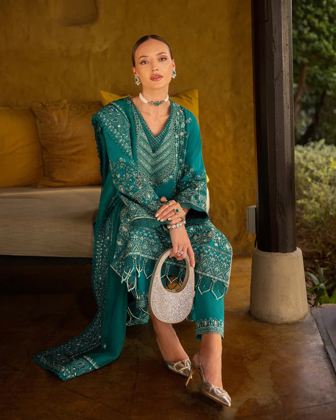 Faiza Saqlain | Zinnia Lawn 25 | Calla - Rang-e-Khaas