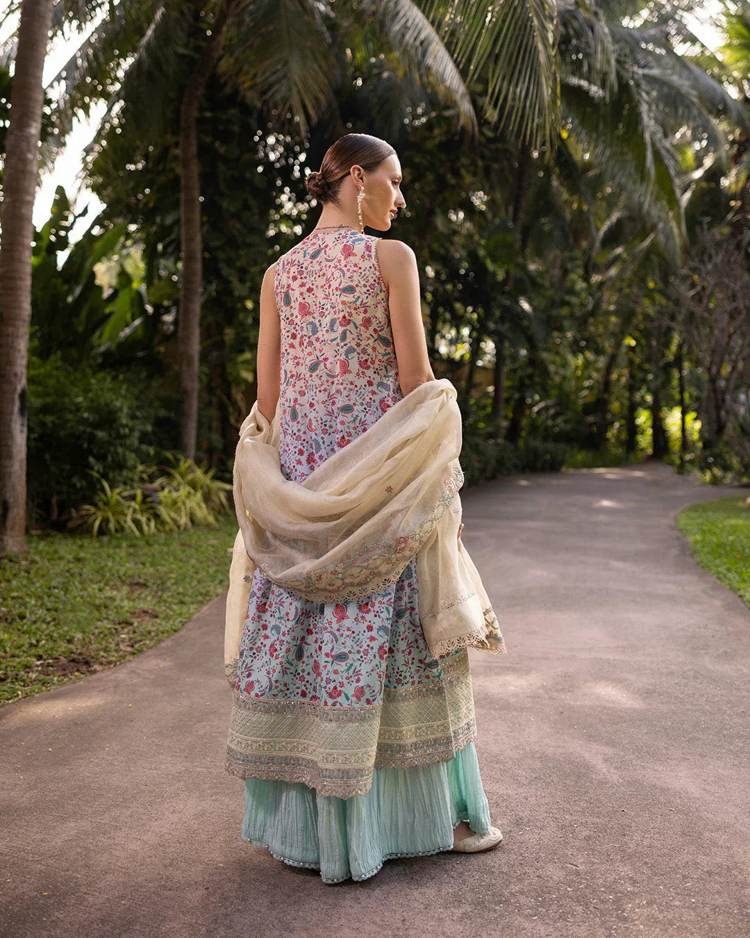Faiza Saqlain | Zinnia Lawn 25 | Danica - Rang-e-Khaas