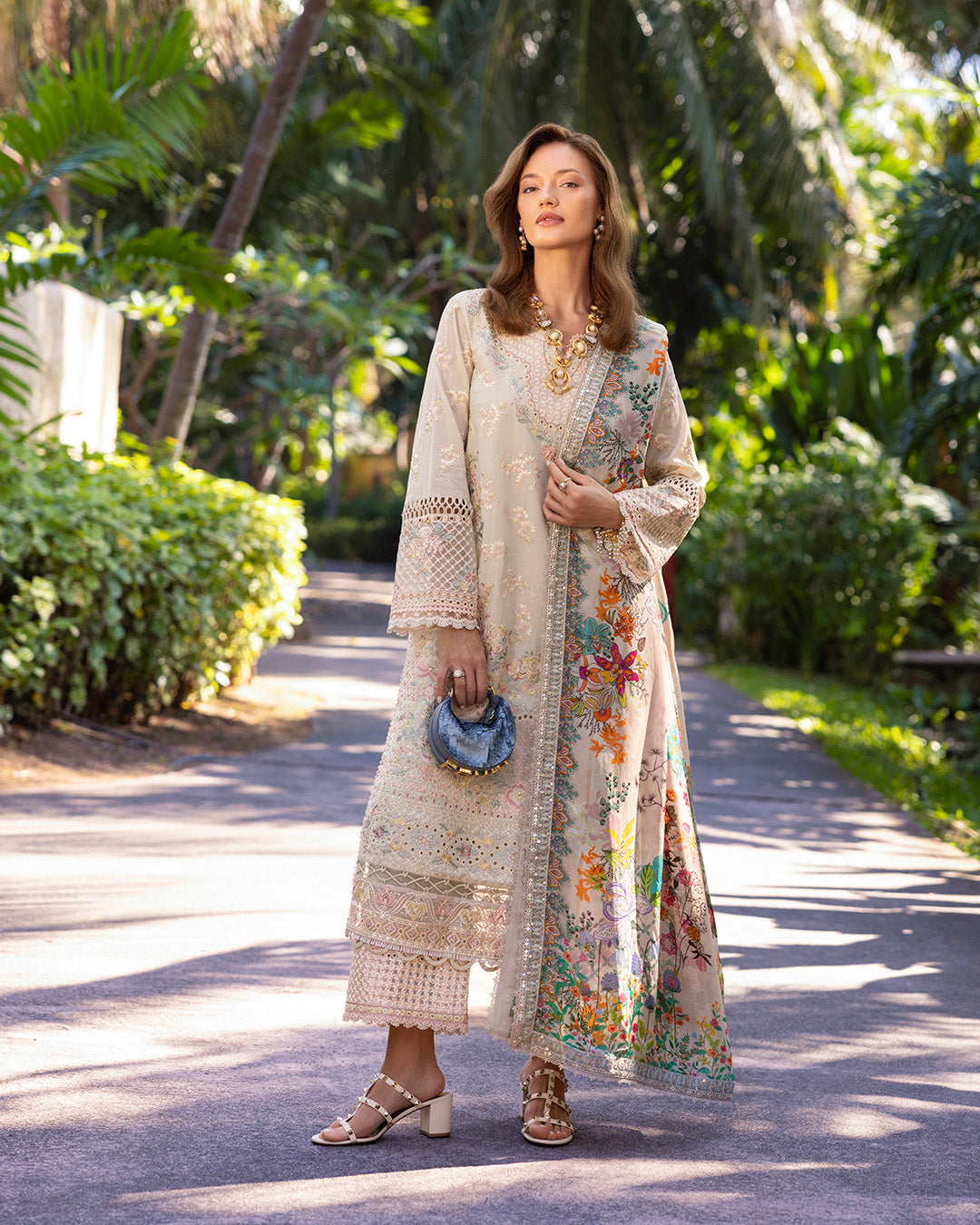 Faiza Saqlain | Zinnia Lawn 25 | Delilah - Rang-e-Khaas