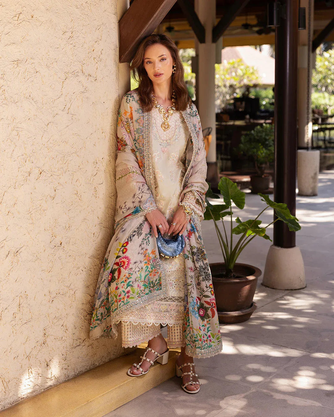 Faiza Saqlain | Zinnia Lawn 25 | Delilah - Rang-e-Khaas