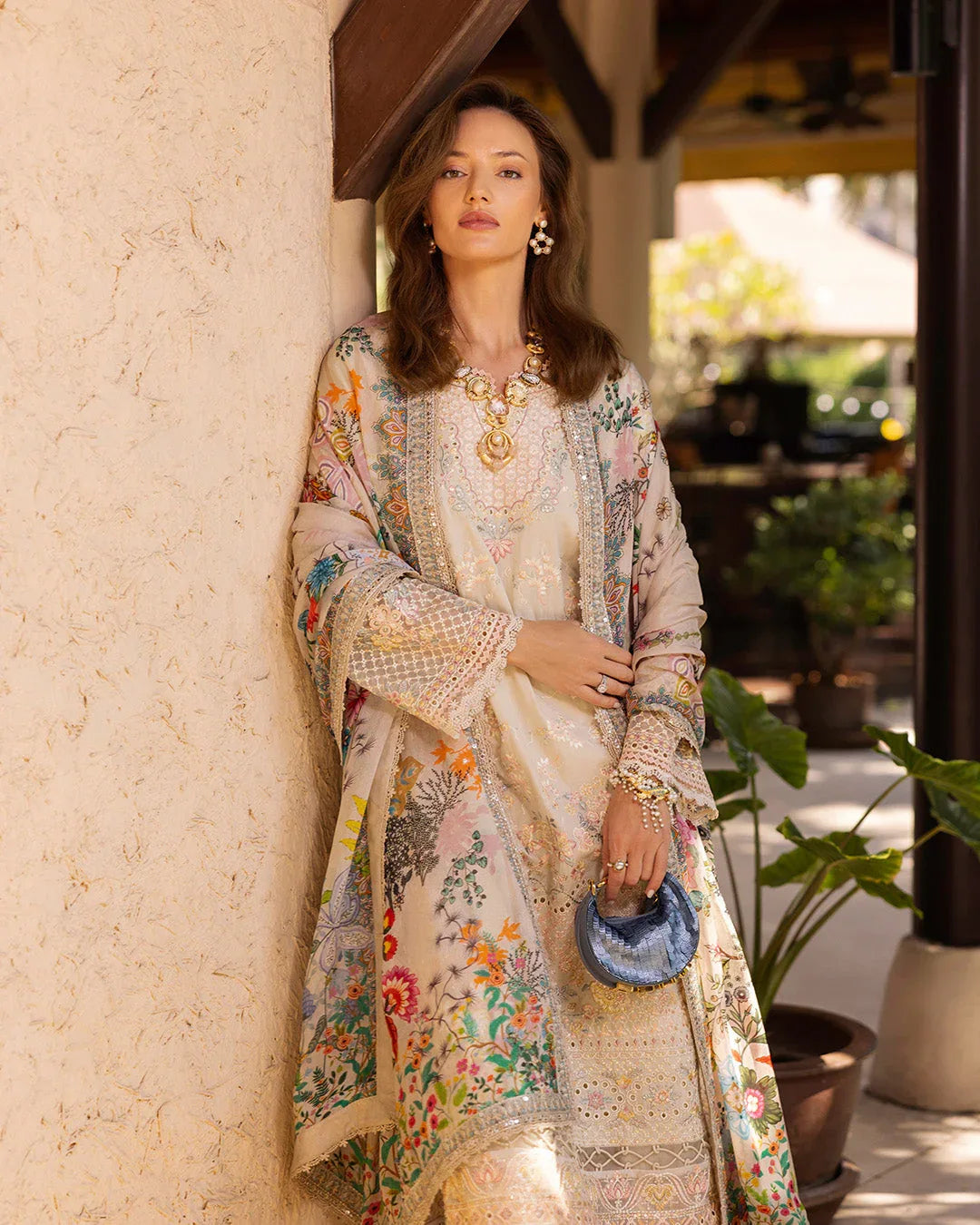 Faiza Saqlain | Zinnia Lawn 25 | Delilah - Rang-e-Khaas