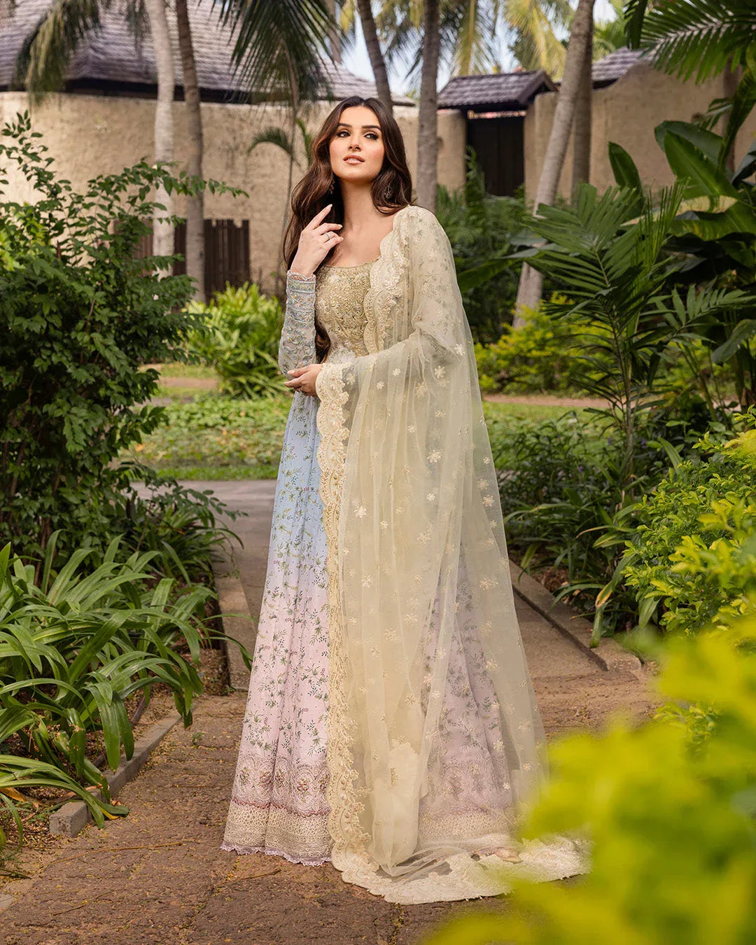Faiza Saqlain | Zinnia Lawn 25 | Freesia - Rang-e-Khaas