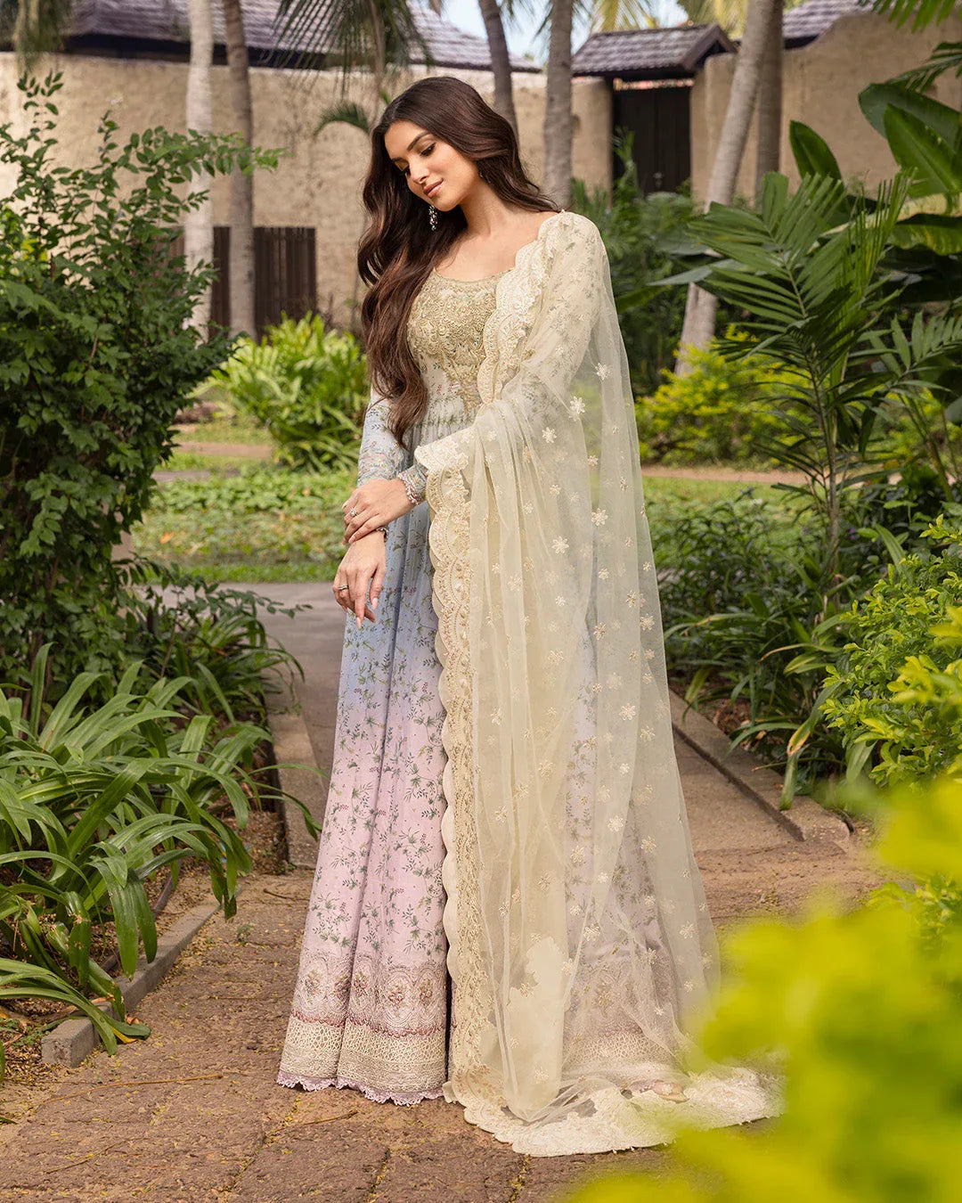 Faiza Saqlain | Zinnia Lawn 25 | Freesia - Rang-e-Khaas