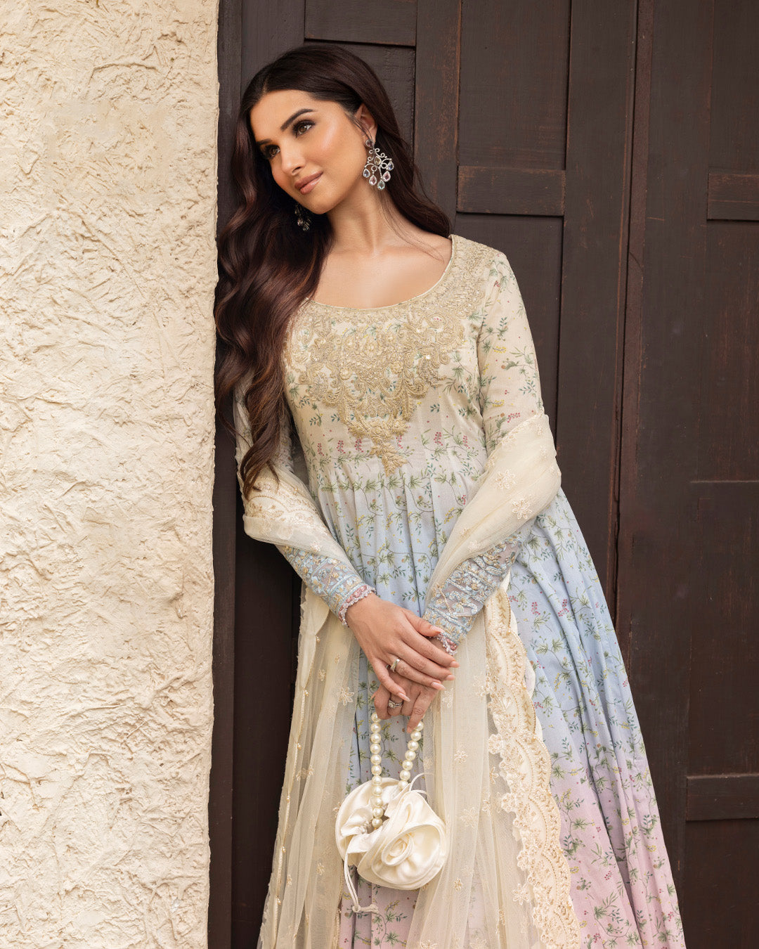 Faiza Saqlain | Zinnia Lawn 25 | Freesia - Rang-e-Khaas