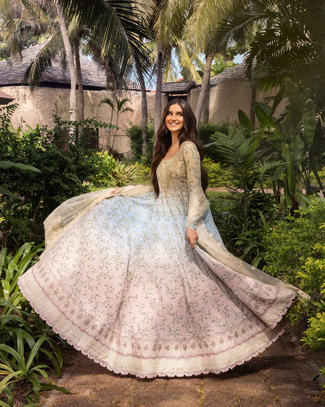 Faiza Saqlain | Zinnia Lawn 25 | Freesia - Rang-e-Khaas