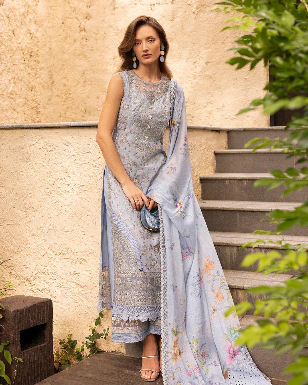 Faiza Saqlain | Zinnia Lawn 25 | Liana - Rang-e-Khaas