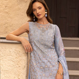 Faiza Saqlain | Zinnia Lawn 25 | Liana - Rang-e-Khaas