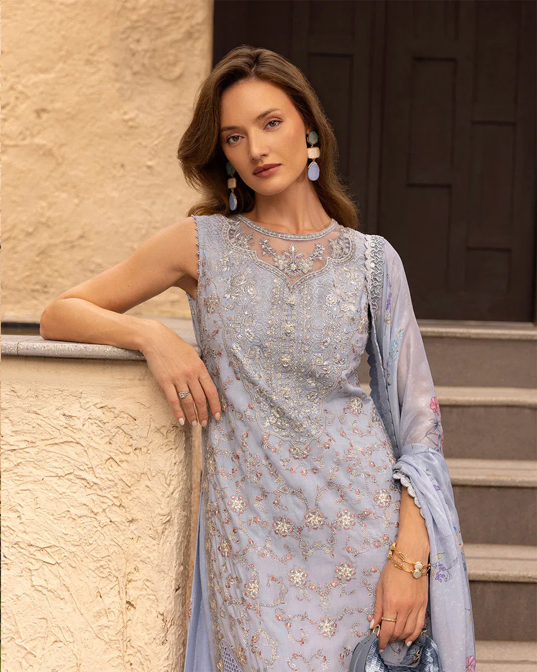 Faiza Saqlain | Zinnia Lawn 25 | Liana - Rang-e-Khaas