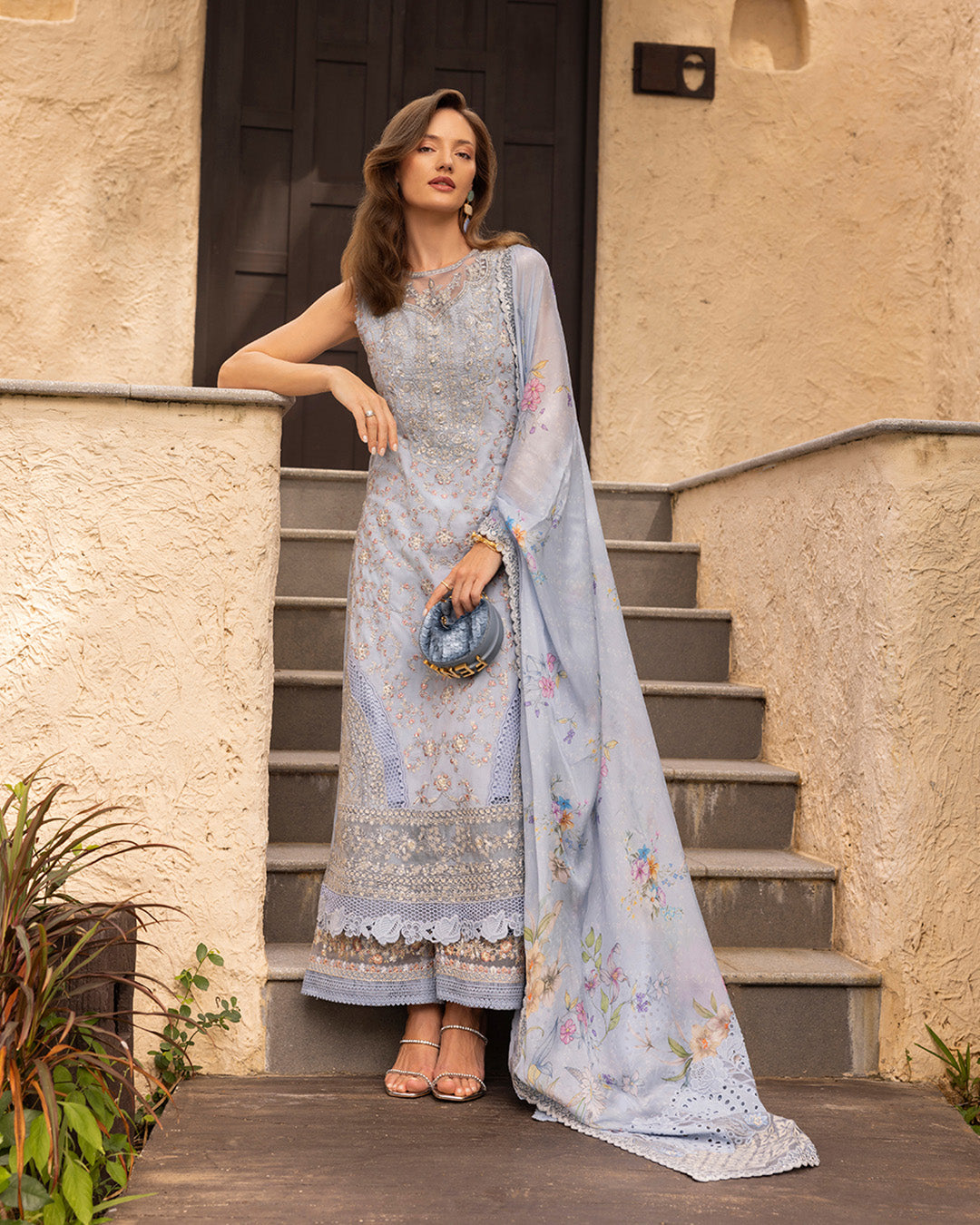 Faiza Saqlain | Zinnia Lawn 25 | Liana - Rang-e-Khaas