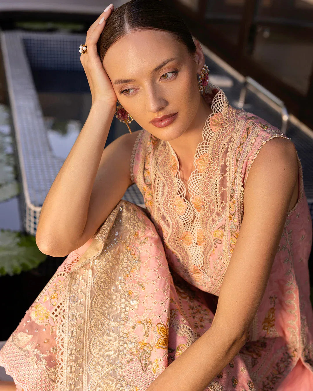 Faiza Saqlain | Zinnia Lawn 25 | Peony - Rang-e-Khaas