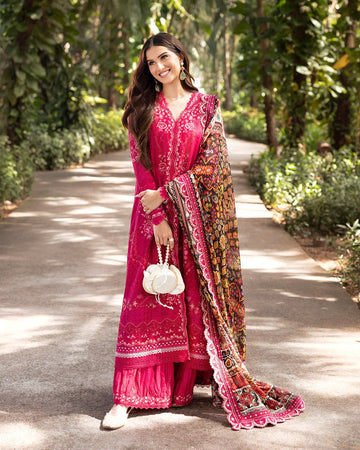 Faiza Saqlain | Zinnia Lawn 25 | Varda - Rang-e-Khaas