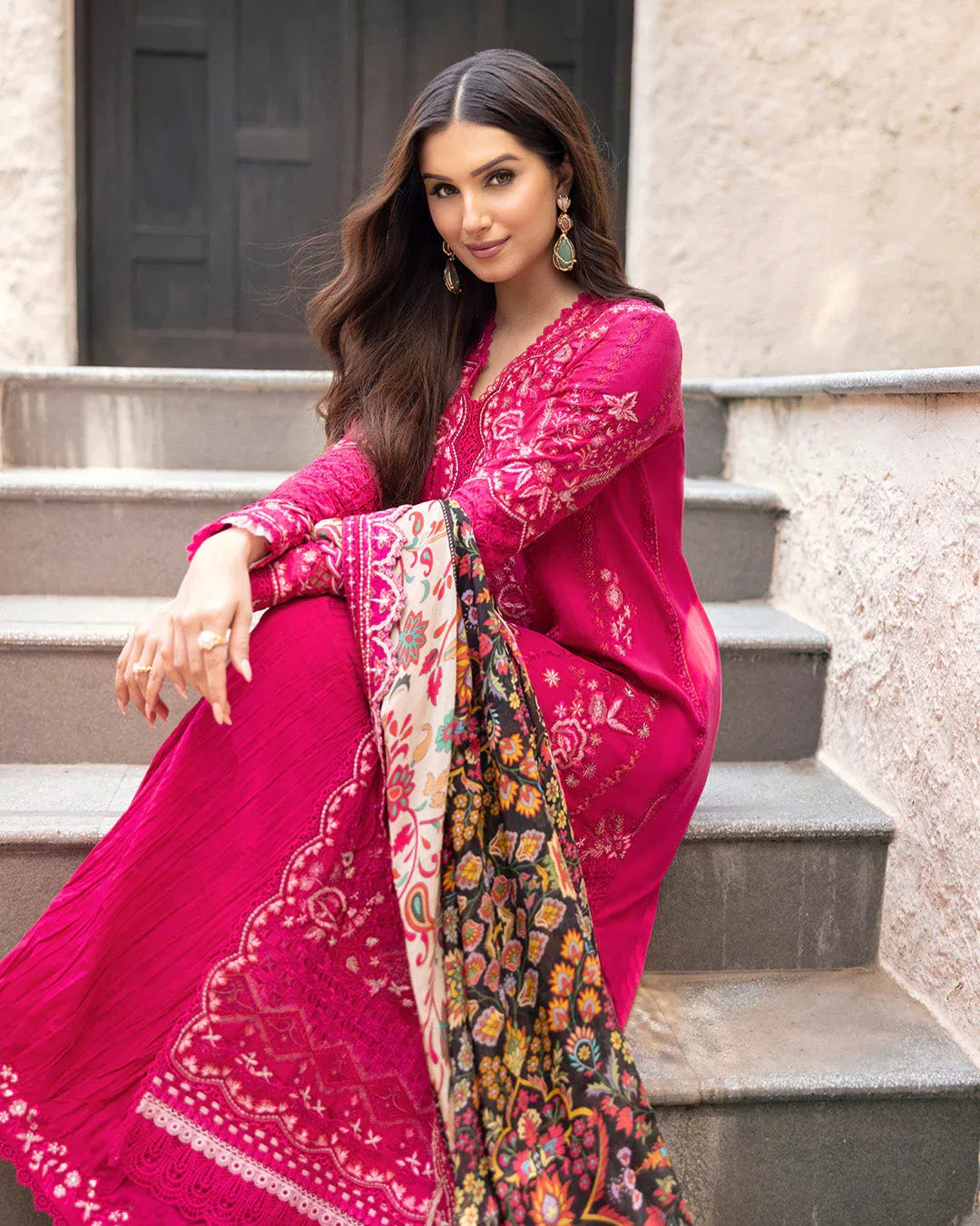 Faiza Saqlain | Zinnia Lawn 25 | Varda - Rang-e-Khaas