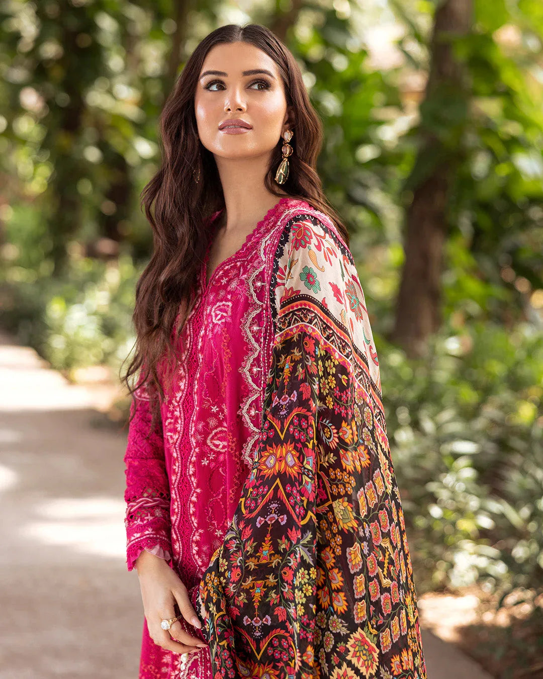 Faiza Saqlain | Zinnia Lawn 25 | Varda - Rang-e-Khaas