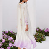 Farah Talib Aziz | Zaza Luxe Pret 24 | LYA IVORY EMBELLISHED RAW SILK SHIRT AND DUPATTA
