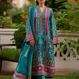 Farah Talib Aziz | Mayna Festive Prints 24 | Aahna Shirt And Dupatta
