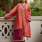 Farah Talib Aziz | Mayna Festive Prints 24 | Fadil Shirt And Dupatta