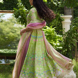 Farah Talib Aziz | Mayna Festive Prints 24 | Limees Kalidaar With Dupatta