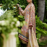 Farah Talib Aziz | Mayna Festive Prints 24 | Delkash Shirt And Dupatta