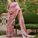 Farah Talib Aziz | Mayna Festive Prints 24 | Marzeia Saree