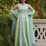 Farah Talib Aziz | Mayna Festive Prints 24 | Ifaa Kalidaar