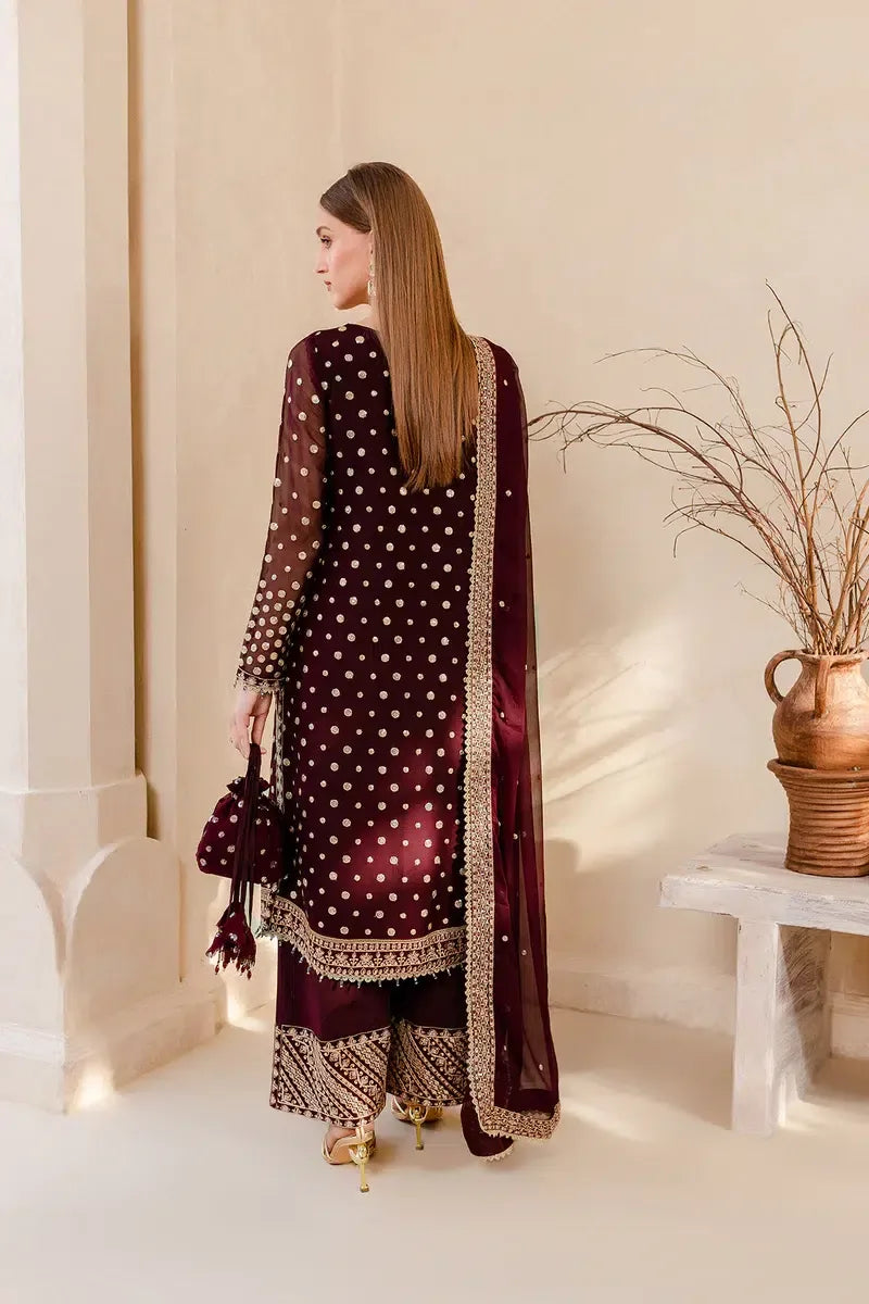 Farasha | Ritzier Festive Formals | Mulberry Glaze - Rang-e-Khaas
