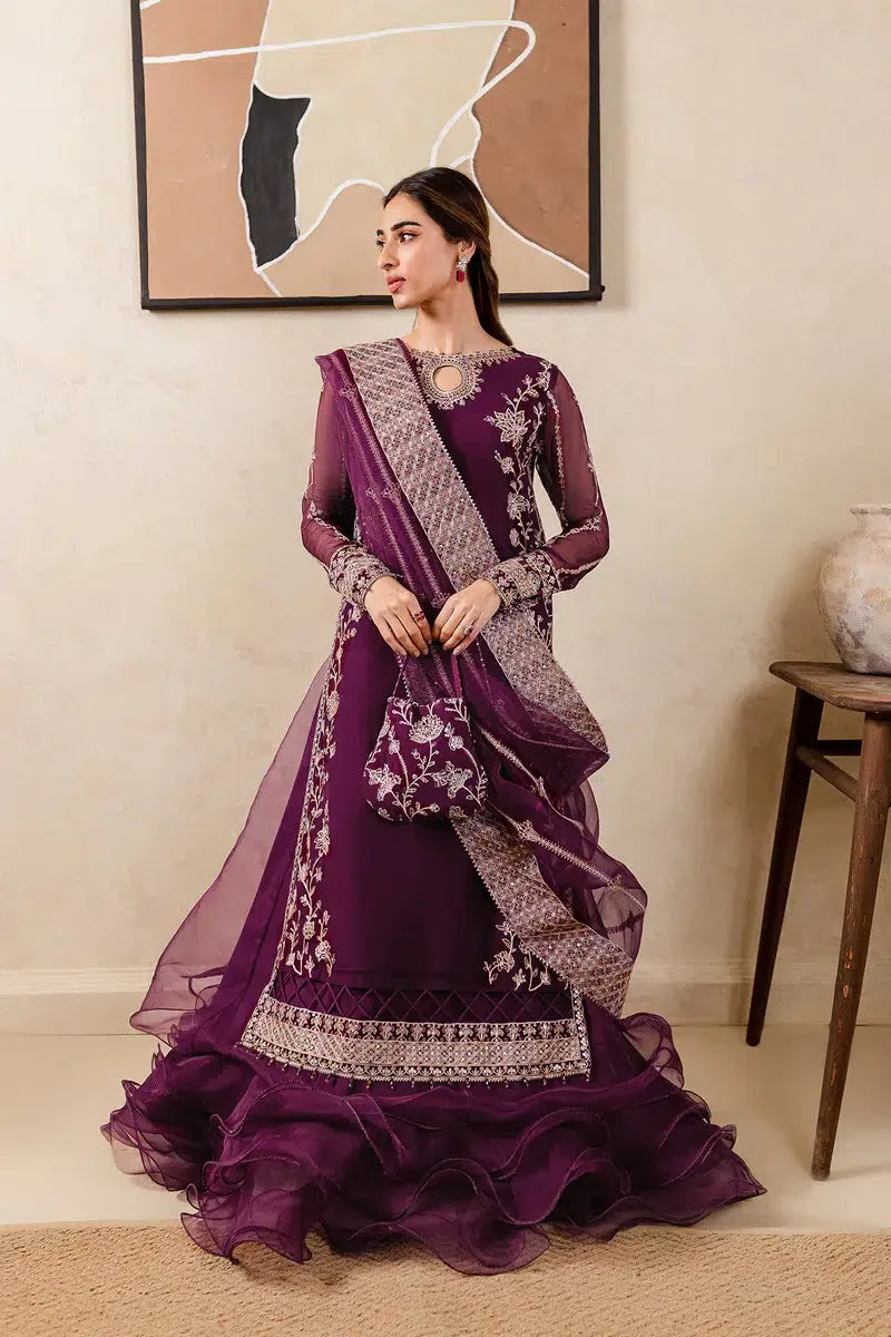 Farasha | Ritzier Festive Formals | Plum Affair - Rang-e-Khaas