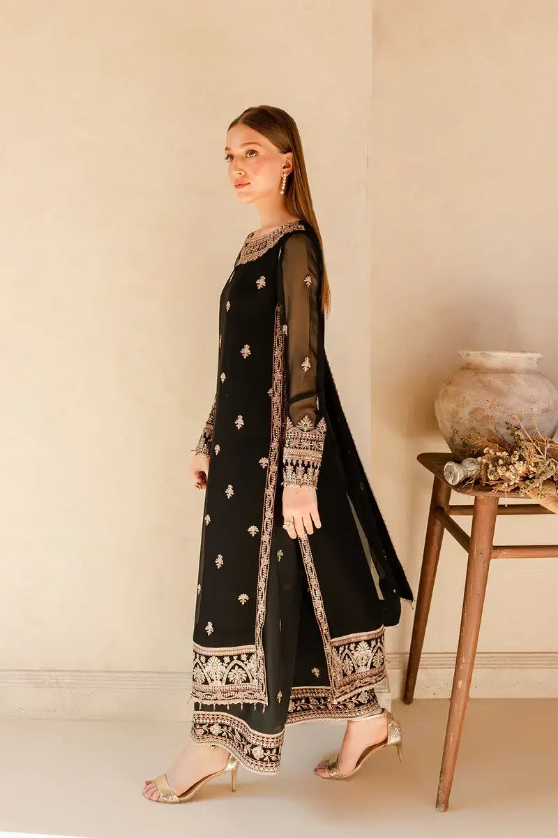 Farasha | Ritzier Festive Formals | Charcoal Nova - Rang-e-Khaas