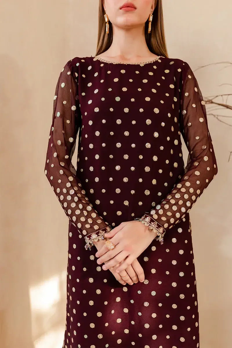 Farasha | Ritzier Festive Formals | Mulberry Glaze - Rang-e-Khaas