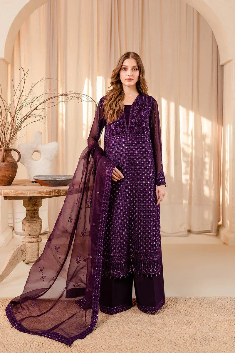 Farasha | Ritizer Festive Formals | Purple Dazzle - Rang-e-Khaas